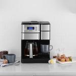 Cuisinart SS-GB1 Grind & Brew Plus - 12-Cup Coffee Maker with Single-Serve Option, Built-In Burr Grinder, 3 Cup Sizes - Black/Silver