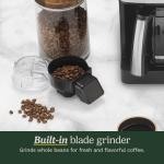 Cuisinart SS-GB1 Grind & Brew Plus - 12-Cup Coffee Maker with Single-Serve Option, Built-In Burr Grinder, 3 Cup Sizes - Black/Silver