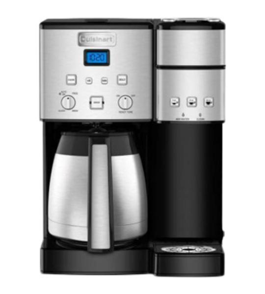 Cuisinart SS-20P1 Coffee Center 10-Cup Thermal Coffeemaker and Single-Serve Brewer, Stainless Steel