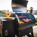 Traeger Pro 22 Electric Pellet Grill & Smoker, 6-in-1 BBQ, Bronze