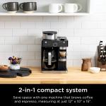 Ninja Coffee Barista System – Nespresso Compatible, 12-Cup Carafe & Milk Frother – Black/Stainless Steel (CFN601C, CA