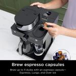 Ninja Coffee Barista System – Nespresso Compatible, 12-Cup Carafe & Milk Frother – Black/Stainless Steel (CFN601C, CA