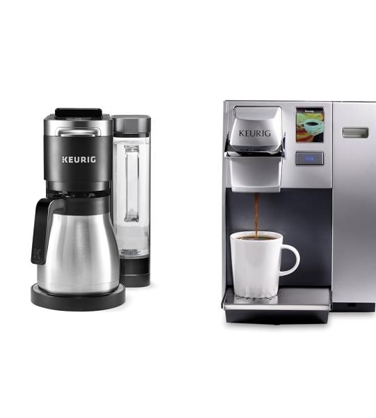 Keurig K155 Office Pro Commercial Coffee Maker - Single Serve K-Cup Pod Brewer - Large 90oz Reservoir - Durable for Offices, Silver
