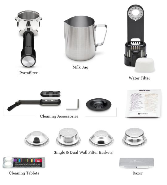 Breville Barista Express Impress BES876BSS - Semi-Automatic Espresso Machine with Built-in Coffee Grinder & Steam Wand - Stainless Steel