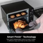 Ninja DCT402BK 13-in-1 Double Toaster Oven with FlexDoor & Air Fry