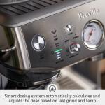 Breville Barista Express Impress BES876OLT - Bean-to-Cup Espresso Machine with Built-in Grinder - Olive Tapenade Limited Edition