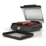Ninja 14’’ Electric Griddle & Grill – 500°F Even Cooking, Nonstick, Dishwasher Safe – For Steak, Burgers, Pancakes – Silver (GR101)