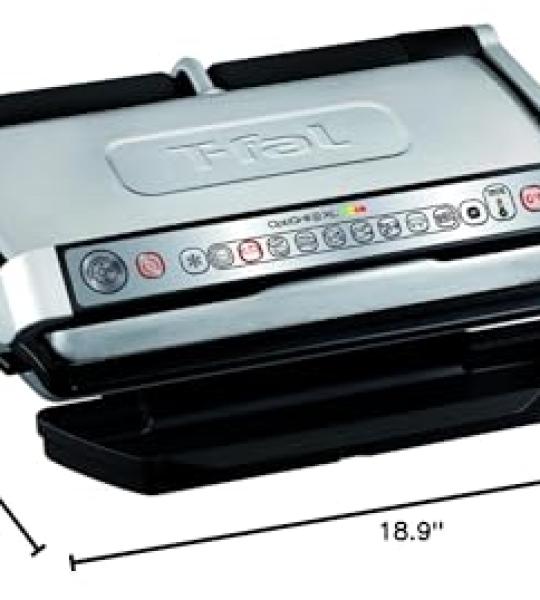 T-Fal OptiGrill XL Electric Grill & Panini Maker with 9 Auto Modes