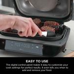 Ninja Foodi Smart XL 6-in-1 Indoor Grill & Air Fryer – Roast, Bake, Broil, Dehydrate – Smart Thermometer, Black/Silver (FG551