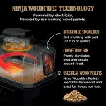 Ninja OG951 Woodfire Pro XL Grill & Smoker with Bluetooth & Air Fryer