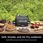 Ninja OG751BRN Woodfire Pro 7-in-1 Outdoor Grill & Smoker Bundle, Grey