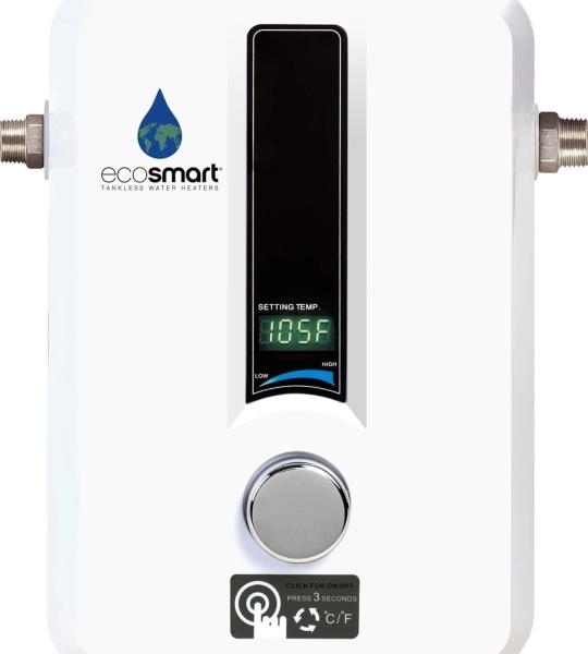 EcoSmart ECO 11 Electric Tankless Water Heater, 13KW at 240 Volts with Patented Self Modulating Technology